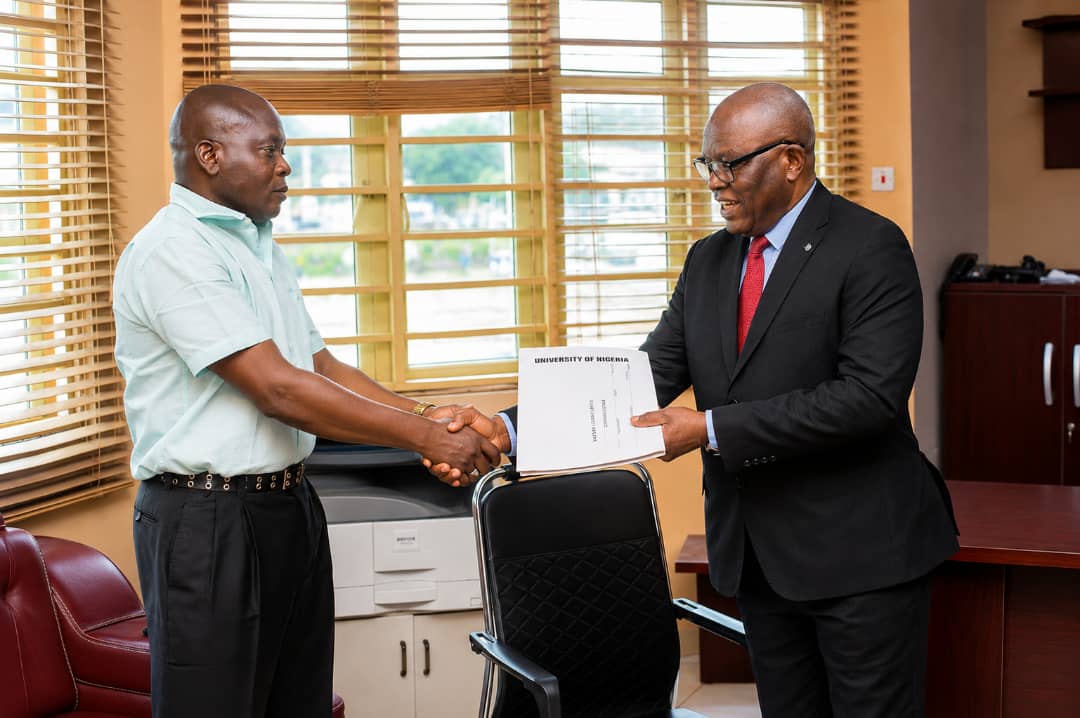 A New Chapter Begins as Prof. Festus Ukwueze Passes the Baton of Leadership of the Faculty of Law, University of Nigeria, to Prof. Obiajulu Nnamuchi